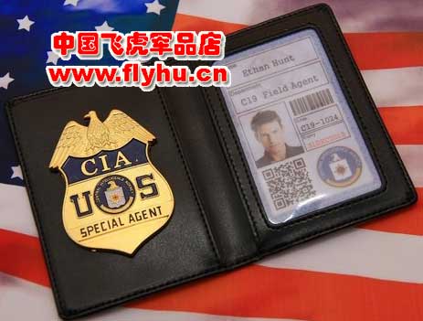 fbi系列 cia系列 证件夹 美国中央情报局 美国中情局 cia 金属 徽章