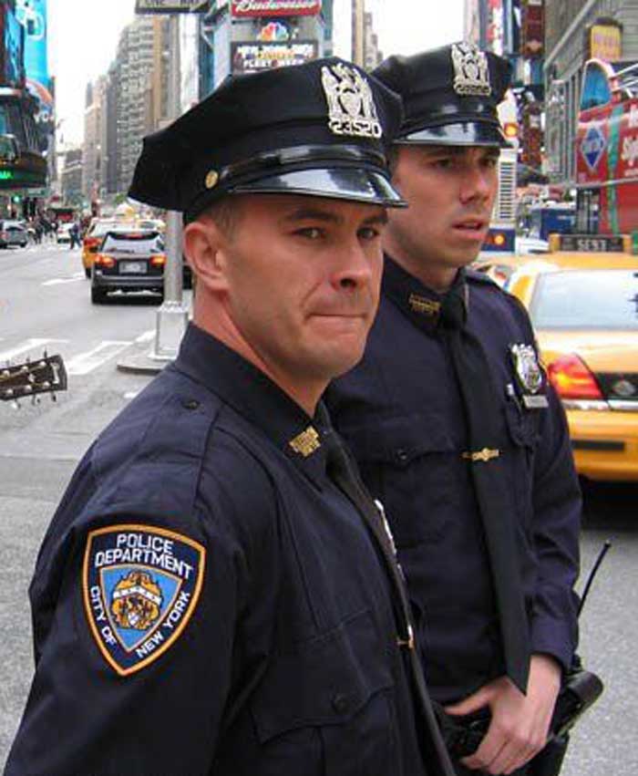 美国警徽 美国警察金属警徽 纽约市警察金属帽徽 纽约